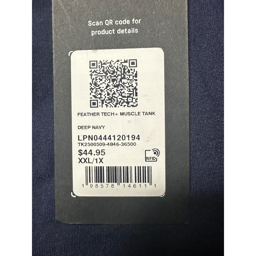 Fabletics Navy Blue Racerback Tank Top - Picture 5 of 5